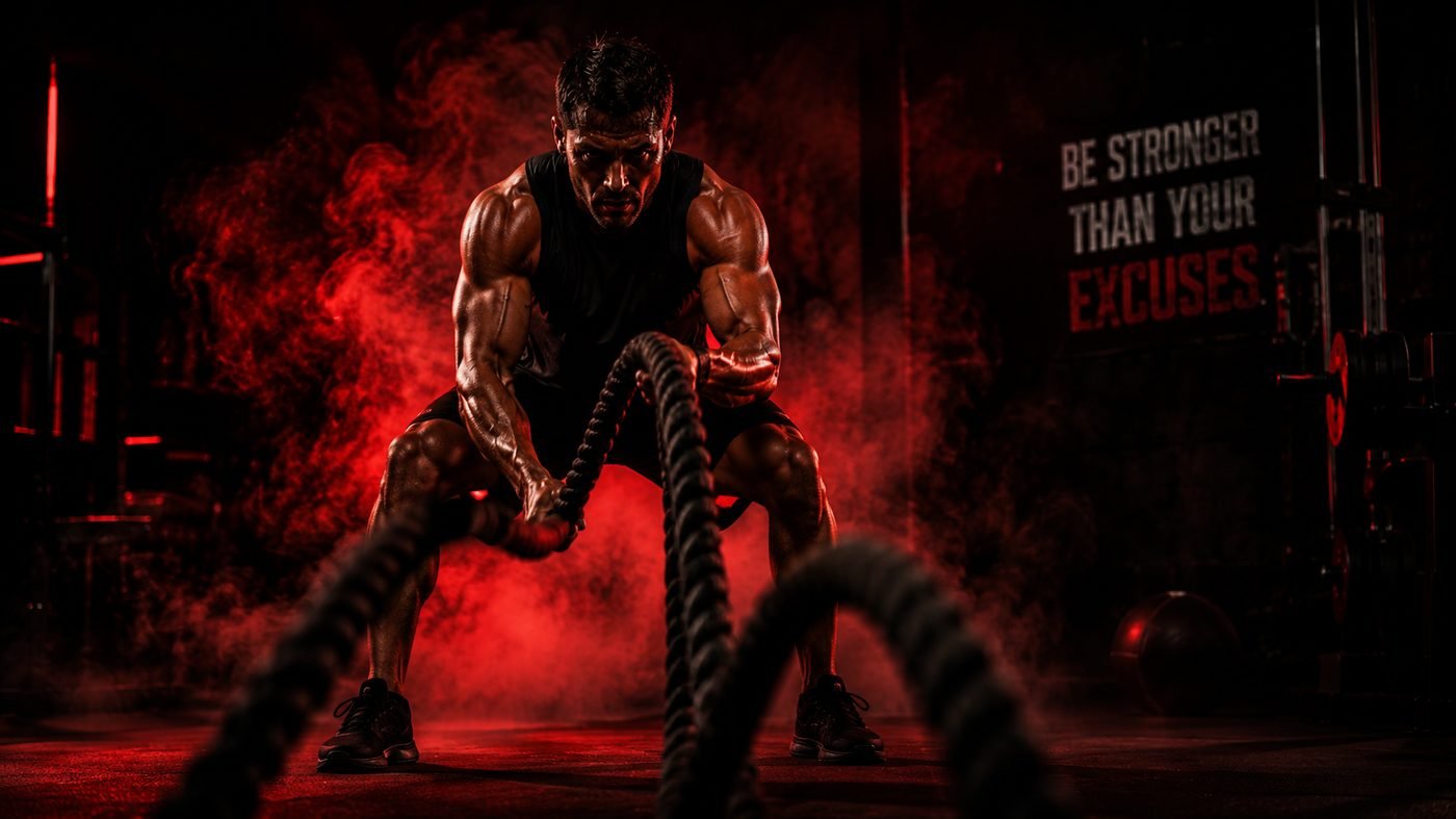 Warriors Arena Gym battle ropes training
